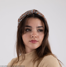 Load image into Gallery viewer, Paisley Top Knot Silk Headband