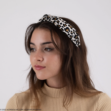 Load image into Gallery viewer, Leopard Print Top Knot Soft Fabric Headband