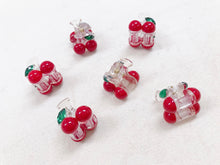Load image into Gallery viewer, Fruity Cherry Hair Clips, 2pcs SET Baby Cherry Hair Claw Clip