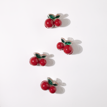 Load image into Gallery viewer, Fruity Cherry Hair Clips, 2pcs SET Baby Cherry Hair Claw Clip