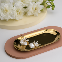 Load image into Gallery viewer, Sylvie Flower Drop Earrings