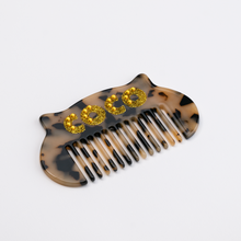 Load image into Gallery viewer, Personalized Cat Tortoise Shell Hair Comb