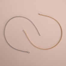 Load image into Gallery viewer, Minimalist Mesh Metal Wave headband