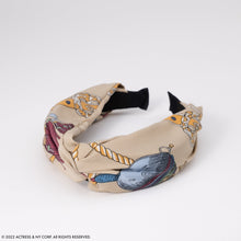 Load image into Gallery viewer, Luxury Silk Chain Pattern Top Knot Headband