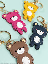 Load image into Gallery viewer, Bear Handmade Keychain Leather Bag Charm