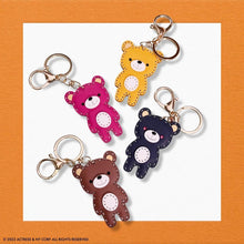 Load image into Gallery viewer, Bear Handmade Keychain Leather Bag Charm