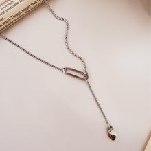 Load image into Gallery viewer, Dainty Lariat Y Necklace