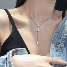 Load image into Gallery viewer, Dainty Lariat Y Necklace