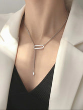 Load image into Gallery viewer, Dainty Lariat Y Necklace