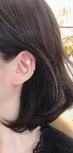 Load image into Gallery viewer, Minimalist CZ Ear Wrap earring/ Bar Climber/ Ear Cuff