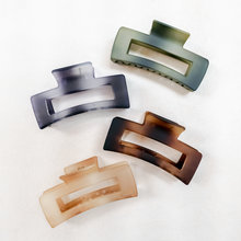 Load image into Gallery viewer, Matte Gradation Rectangle Hair Clips