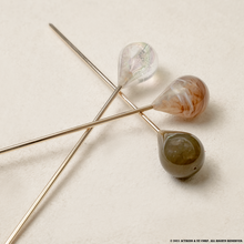 Load image into Gallery viewer, Marble Stone Hair Stick/ Bun Holder