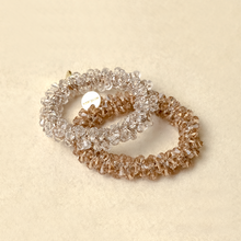 Load image into Gallery viewer, Crystal Beaded Hair Scrunchies