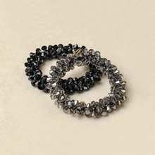 Load image into Gallery viewer, Crystal Beaded Hair Scrunchies