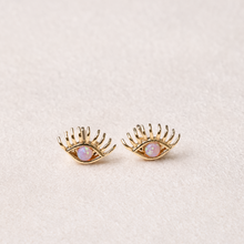 Load image into Gallery viewer, Minimalist Opal Small Stud Earrings