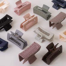 Load image into Gallery viewer, Minimalist  Matte Rectangle Hair Clips- Large Size