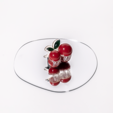Load image into Gallery viewer, Fruity Cherry Hair Clips, 2pcs SET Baby Cherry Hair Claw Clip
