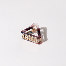 Load image into Gallery viewer, Small Tortoise Triangle Acetate Hair Clips