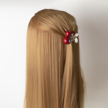 Load image into Gallery viewer, Fruity Cherry Hair Clips, 2pcs SET Baby Cherry Hair Claw Clip