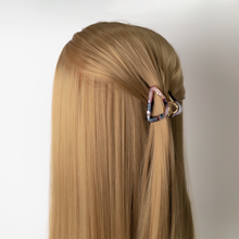 Load image into Gallery viewer, Small Tortoise Triangle Acetate Hair Clips