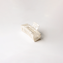Load image into Gallery viewer, Rectangle Tortoise Acetate Hair Claw Clips