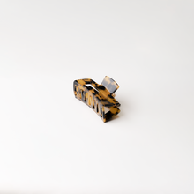 Load image into Gallery viewer, Rectangle Tortoise Acetate Hair Claw Clips