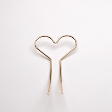 Load image into Gallery viewer, Heart Metal Hair Stick/ Bun Holder