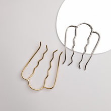 Load image into Gallery viewer, Wave Bun Holder/ 4 Prong Hair Fork Hair Stickn