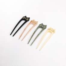 Load image into Gallery viewer, Minimalist Cat Hair Bun Holder