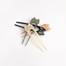 Load image into Gallery viewer, Minimalist Cat Hair Bun Holder