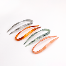 Load image into Gallery viewer, U Marble Hair Bun Holder