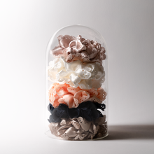 Load image into Gallery viewer, A Lace Cut Chic Silky Satin Hair Scrunchie