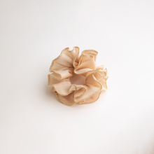 Load image into Gallery viewer, Gold Bead Trim Silky Satin Scrunchie