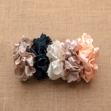 Load image into Gallery viewer, A Lace Cut Chic Silky Satin Hair Scrunchie