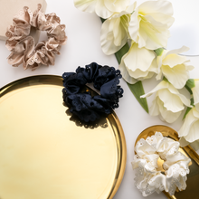 Load image into Gallery viewer, A Lace Cut Chic Silky Satin Hair Scrunchie