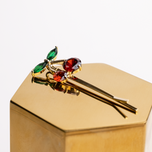 Load image into Gallery viewer, Cherry CZ Hair Barbie Pin