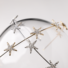 Load image into Gallery viewer, Starburst Crystal Headband/ Headpiece
