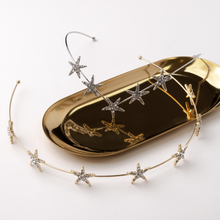 Load image into Gallery viewer, Starburst Crystal Headband/ Headpiece