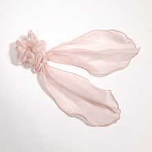 Load image into Gallery viewer, Silk Satin Scarf Bow Scrunchie