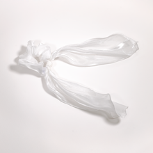 Load image into Gallery viewer, Silk Satin Scarf Bow Scrunchie