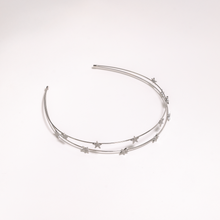 Load image into Gallery viewer, Double layered Star Crystal Headband