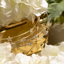 Load image into Gallery viewer, Double layered Star Crystal Headband