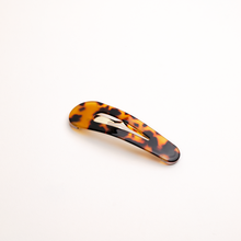 Load image into Gallery viewer, Oversized Tortoise Shell Snap Hair Pins Clips