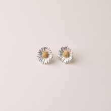 Load image into Gallery viewer, Dainty Sunflower Stud Earrings