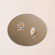 Load image into Gallery viewer, Dainty Sunflower Stud Earrings
