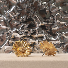 Load image into Gallery viewer, Dainty Sunflower Stud Earrings