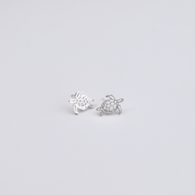 Load image into Gallery viewer, Minimalist Small Turtle Stud Earrings