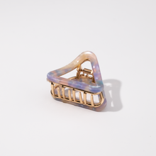 Load image into Gallery viewer, Small Tortoise Triangle Acetate Hair Clips