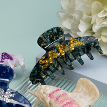 Load image into Gallery viewer, Sparkling Personalized Large Acetate Hair Claw Clip