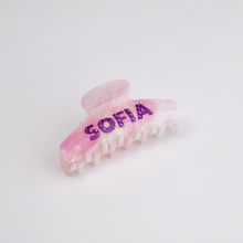 Load image into Gallery viewer, Personalized Extra Large Marble Hair Claw Clip